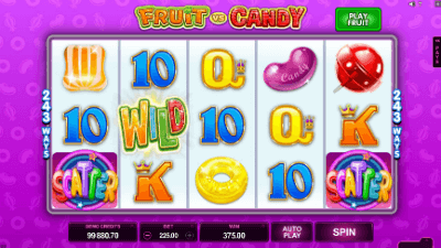 Play Fruit Vs. Candy Slot Machine No Download